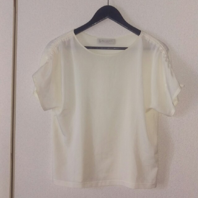 BEAUTY&YOUTH UNITED ARROWS(ビューティアンドユースユナイテッドアローズ)の白　Tシャツ　 レディースのトップス(Tシャツ(半袖/袖なし))の商品写真