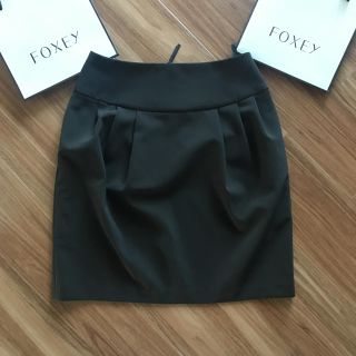 フォクシー(FOXEY)の♡美品♡フォクシー ストレッチスカート(ひざ丈スカート)