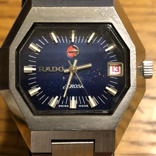 ラドー(RADO)ののりくん様専用‼️ RADO ラドー アローザ　オクタゴン 稼働品　純正ブレス(腕時計(アナログ))