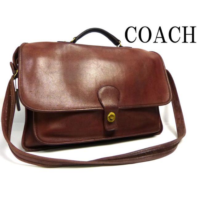 COACH(コーチ)のオールドコーチ OLD COACH 2WAY ショルダーバッグ(赤紫) メンズのバッグ(ショルダーバッグ)の商品写真