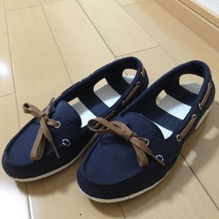 クロックス(crocs)のcrocs クロックス 夏用 モカシン マリン 6(その他)