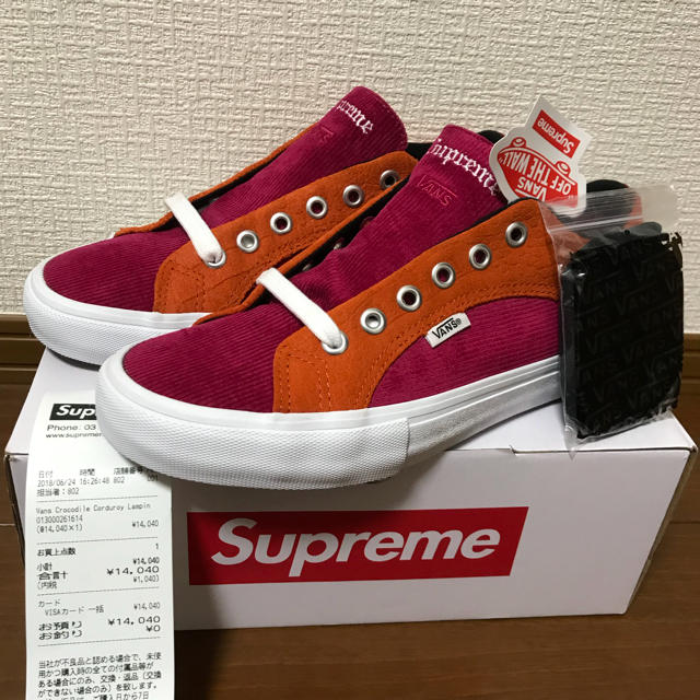 Supreme(シュプリーム)の即発送 27.0 supreme Vans Crocodile Corduroy メンズの靴/シューズ(スニーカー)の商品写真