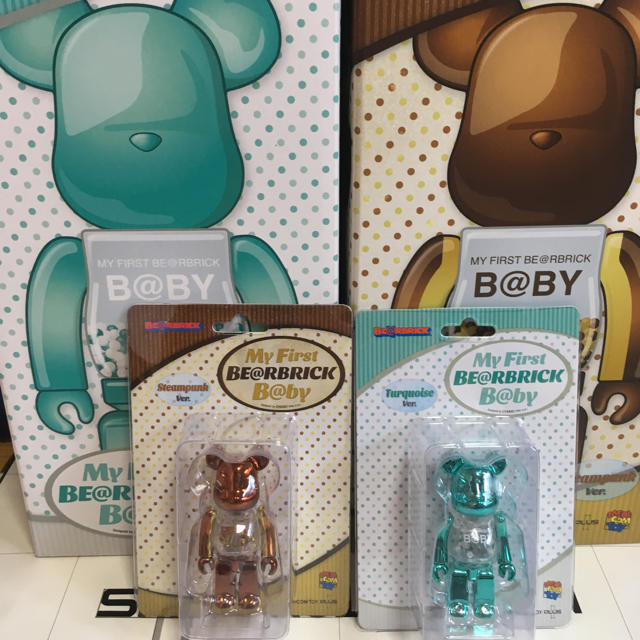 MEDICOM TOY(メディコムトイ)のMY FIRST BE@RBRICK B@BY 100%400%4体セット エンタメ/ホビーのフィギュア(その他)の商品写真