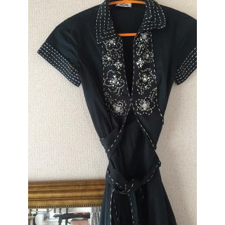 モスキーノ(MOSCHINO)の希少‼︎MOSCHINO bijou onepiece(ひざ丈ワンピース)