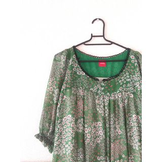 ニニータ(ninita)のninita chiffon sleeve onepiece(ミニワンピース)