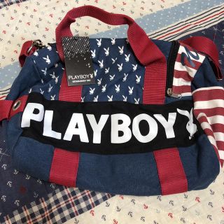 プレイボーイ(PLAYBOY)のMei様新品未使用PLAY BOYミニボストンバッグ(ボストンバッグ)