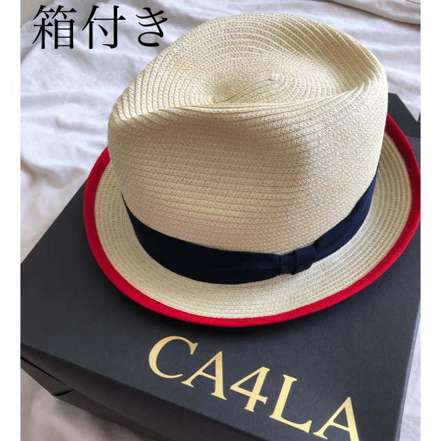 CA4LA(カシラ)の♡CA4LA♡麦わら帽子♡箱付き美品♡ レディースの帽子(麦わら帽子/ストローハット)の商品写真