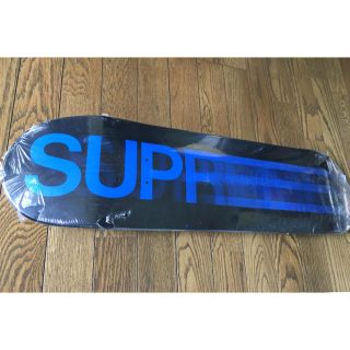 シュプリーム(Supreme)のSUPREME モーションロゴ スケボーデッキ 黒・青 新品！(スケートボード)