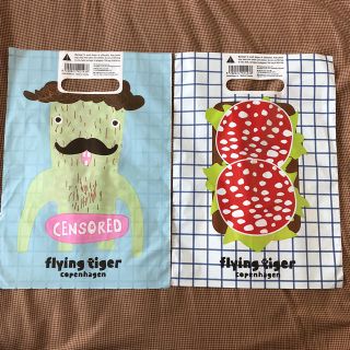 フライングタイガーコペンハーゲン(Flying Tiger Copenhagen)のフライングタイガー ショップバッグ 10枚(ショップ袋)