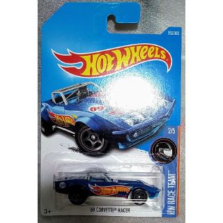 シボレー(Chevrolet)の新品未開封 ホットウィール '69 CORVETTE RACER コルベット(ミニカー)