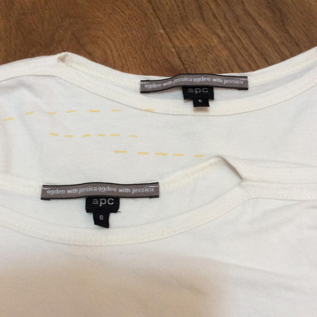 A.P.C(アーペーセー)のapc ジェシカオグデン キッズ 6歳 Tシャツ 2枚セット キッズ/ベビー/マタニティのキッズ服女の子用(90cm~)(Tシャツ/カットソー)の商品写真