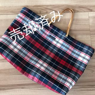 トミーヒルフィガー(TOMMY HILFIGER)の[売り切り]トミーヒルフィガー  ♡チェックトート(トートバッグ)