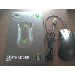 レイザー(LAZER)のRazer DeathAdder Elite【美品】(PC周辺機器)