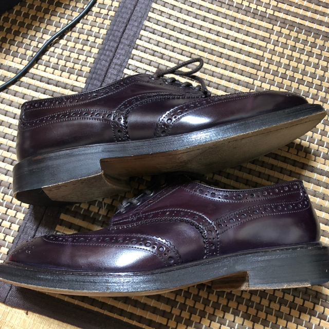 Tricker's コードバン バーガンディ size 7