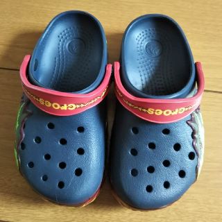 クロックス(crocs)の光るクロックス  男の子17cm(サンダル)