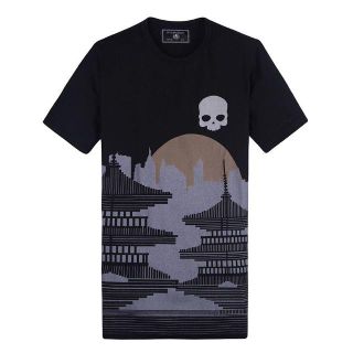 ハイドロゲン(HYDROGEN)の★正規品(8DT7785BL)ハイドロゲン メンズ半袖Tシャツ【M】(Tシャツ/カットソー(半袖/袖なし))