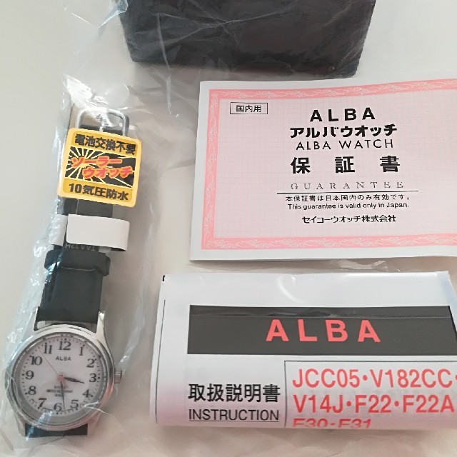 ALBA(アルバ)のアルバウォッチ　ソーラーウォッチ　新品 レディースのファッション小物(腕時計)の商品写真