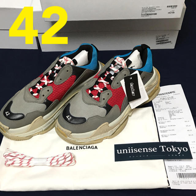 Balenciaga(バレンシアガ)の正規新品 BALENCIAGA TRIPLE S バレンシアガ トリプルS 42 メンズの靴/シューズ(スニーカー)の商品写真