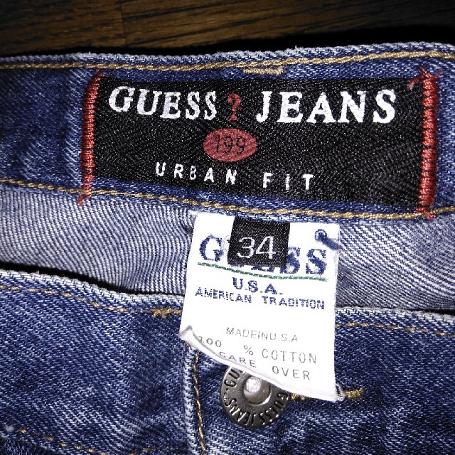 GUESS(ゲス)のハーフデニムパンツ‼ メンズのパンツ(ショートパンツ)の商品写真