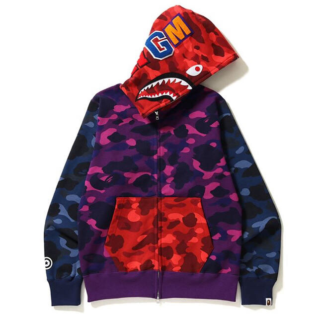 XLサイズ エイプ シャーク パーカー bape ape shark | フリマアプリ ラクマ