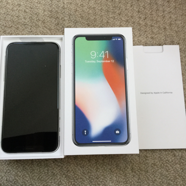 品数豊富！ Apple - 新品 simフリー iPhone X シルバー 64GB