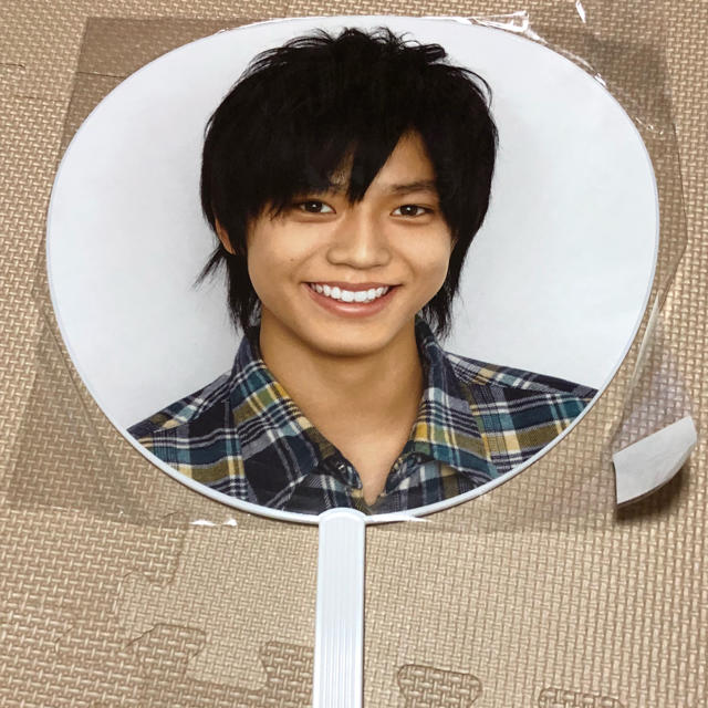 Johnny's(ジャニーズ)の永瀬廉くん うちわ 2014 あけおめ チケットの音楽(男性アイドル)の商品写真