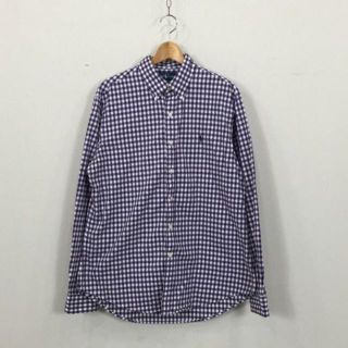 ラルフローレン(Ralph Lauren)のラルフローレン シャツ パープル チェック柄 L USED 160828(シャツ)