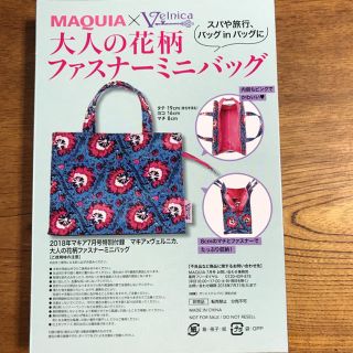 ヴェルニカ(Velnica)のMAQUIA マキア 7月号 付録 ファスナーミニバッグ(ポーチ)