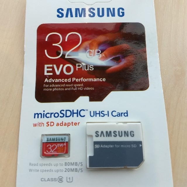 SAMSUNG(サムスン)のSAMSUNG micro SDHC 32GB UHS-I Card スマホ/家電/カメラのPC/タブレット(PC周辺機器)の商品写真
