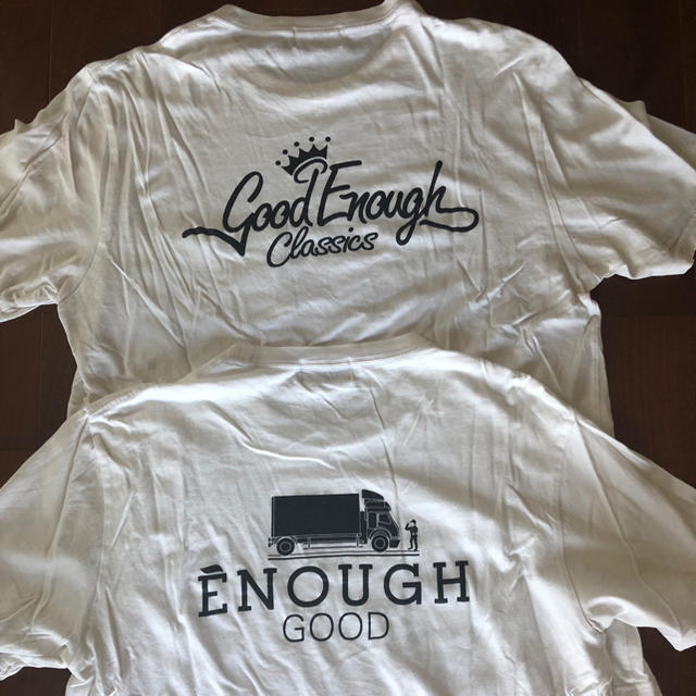 GOODENOUGH - 激レア fragment24 GOOD ENOUGH 白 Lサイズ 2枚の GOODENOUGH - 激レア fragment24 GOOD ENOUGH 白 Lサイズ 2枚の