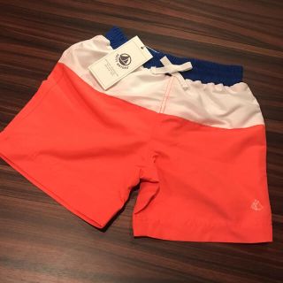 プチバトー(PETIT BATEAU)のプチバトー 18SS ボーダートランクス水着 36m 新品(水着)