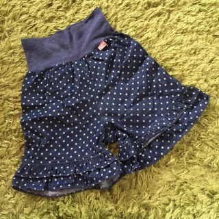 コンビミニ(Combi mini)の未使用✨Combi miniコンビミニ♡ドット柄キュロットパンツ♡NVY♡80✨(パンツ)