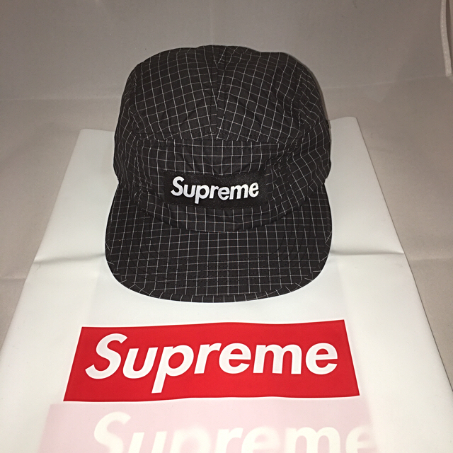 Supreme - Contrast Ripstop Camp Cap ブラック