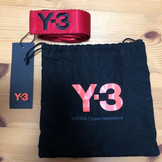 ワイスリー(Y-3)の激レア Y−3 ベルト レッド(ベルト)