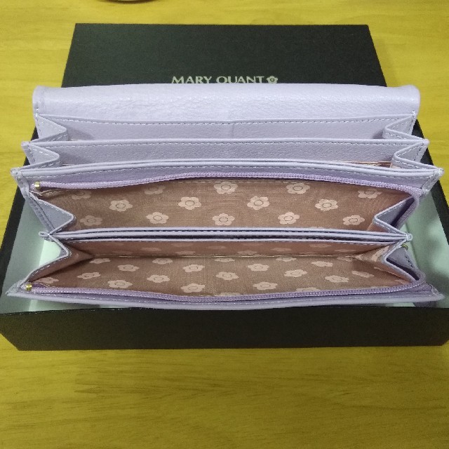 MARY QUANT(マリークワント)の【さやさん用】マリークワント　ソフトレザー　財布　ラベンダー レディースのファッション小物(財布)の商品写真