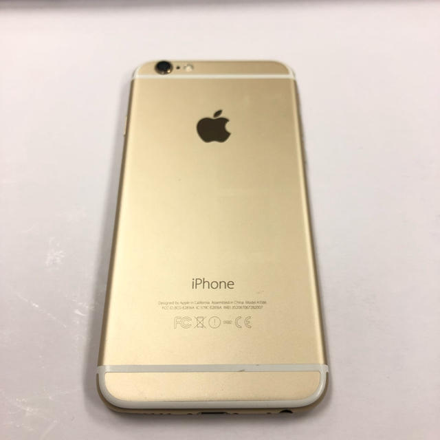 Apple(アップル)のiPhone6 ゴールド AU 本体のみ スマホ/家電/カメラのスマートフォン/携帯電話(スマートフォン本体)の商品写真