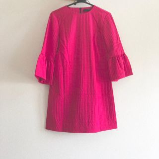 ザラ(ZARA)のトモコ様 ザラAラインワンピース(ミニワンピース)