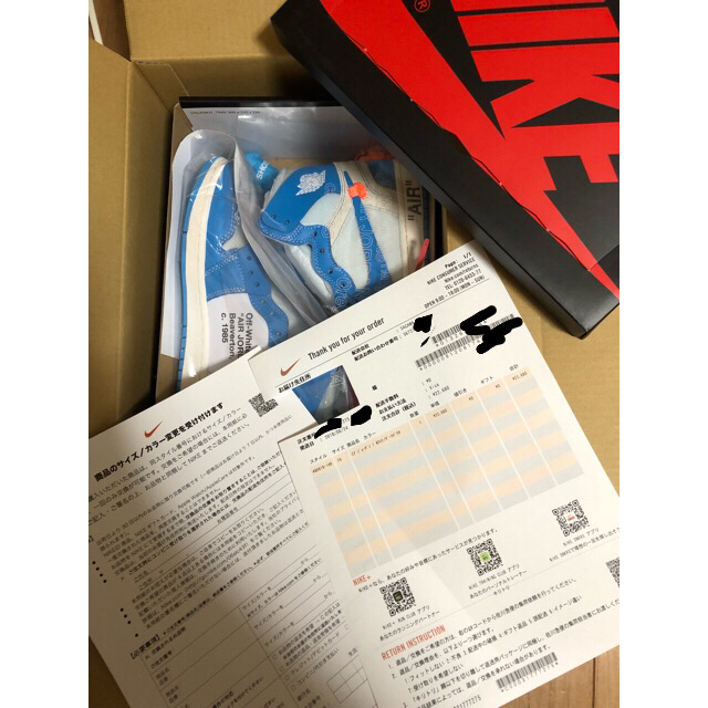 NIKE(ナイキ)の専用off-white AIR JORDAN 1  メンズの靴/シューズ(スニーカー)の商品写真