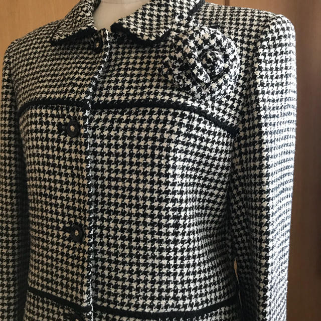 Courreges - 【クレージュ】千鳥格子スーツの通販 by ふみちゃん2343's