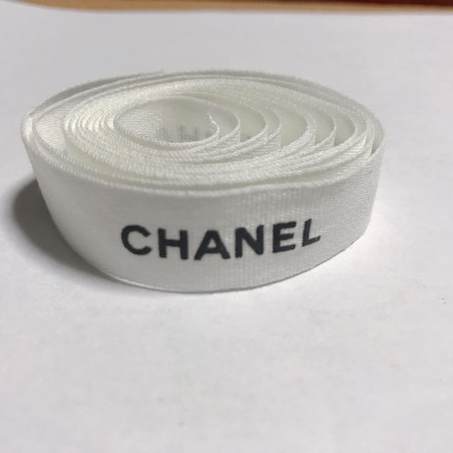 CHANEL(シャネル)の正規品CHANELリボン ハンドメイドの素材/材料(各種パーツ)の商品写真