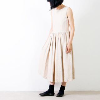 ヤエカ ノースリーブ マキシワンピース/ロングワンピース(レディース