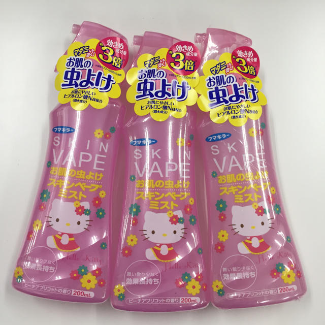 ハローキティ(ハローキティ)のフマキラー スキンベープミスト キティ 200ml ×4本セット コスメ/美容のボディケア(その他)の商品写真