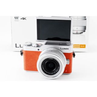 パナソニック(Panasonic)の☆4K動画が撮れる！WiFiも自撮りも☆LUMIX GF9 オレンジ(ミラーレス一眼)