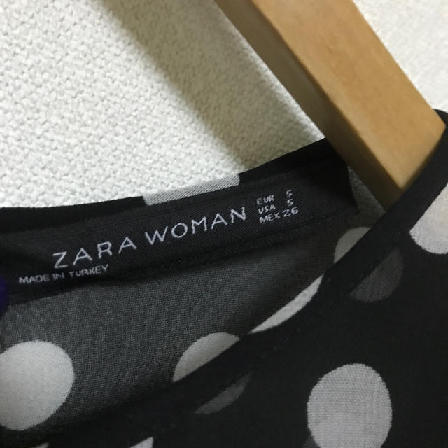 ZARA(ザラ)のZARA ドットワンピース レディースのワンピース(ロングワンピース/マキシワンピース)の商品写真