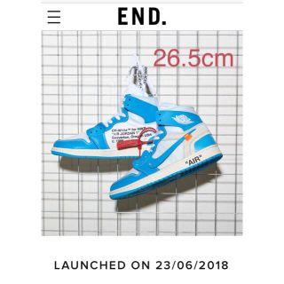 ナイキ(NIKE)の26.5cm NIKE AIR JORDAN 1 OFF WHITE(スニーカー)