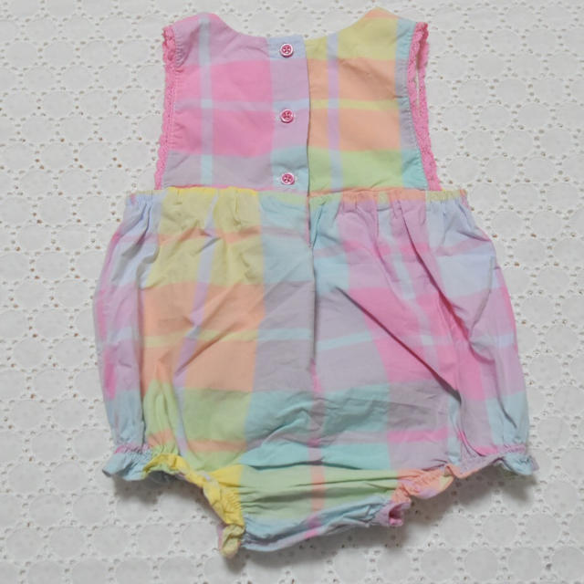 babyGAP(ベビーギャップ)のノースリーブカバーオール キッズ/ベビー/マタニティのベビー服(~85cm)(カバーオール)の商品写真