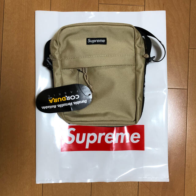 Supreme Shoulder Bag 18ss (Tan)