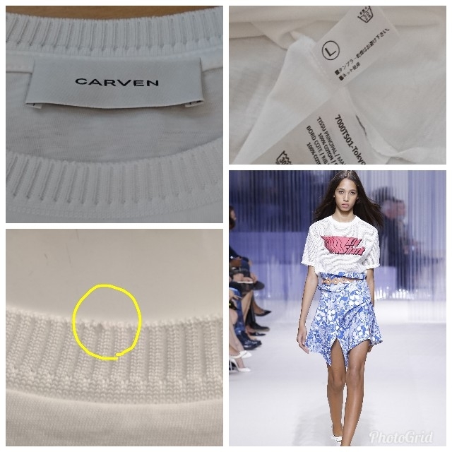 CARVEN(カルヴェン)のcarven ◯ Tシャツ ◯ レディースのトップス(シャツ/ブラウス(半袖/袖なし))の商品写真