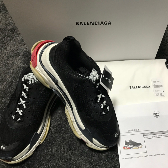 新品 triple Balenciaga - Balenciaga s サイズ44 トリプルS ...