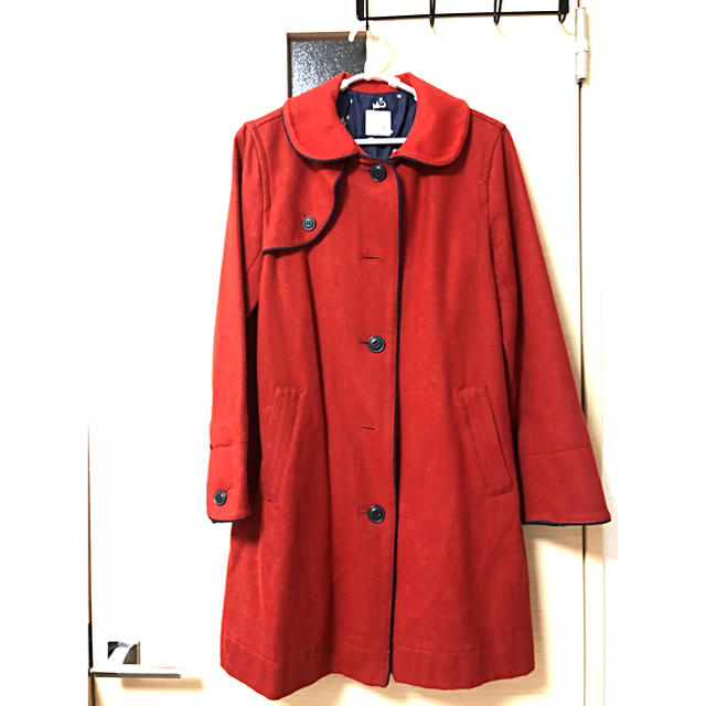 POU DOU DOU(プードゥドゥ)のぱう様 pou dou dou コート 赤 レッド レディースのジャケット/アウター(ロングコート)の商品写真